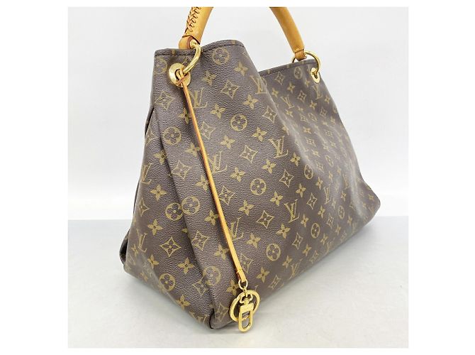 Bolsa de Ombro Louis Vuitton Monogram Artsy MM Marrom - vista 2