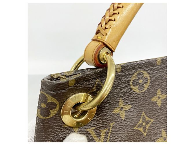Bolsa de Ombro Louis Vuitton Monogram Artsy MM Marrom - vista 8