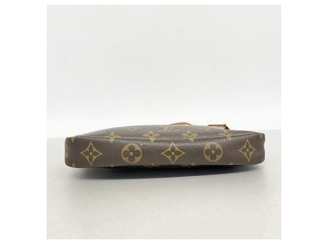 Borsa Louis Vuitton Monogram Pochette Accessoires Marrone - vista 3