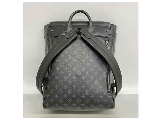 Zaino Steamer Monogram Eclipse Louis Vuitton Nero - vista 10