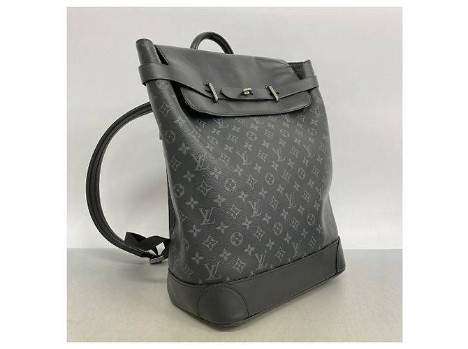Zaino Steamer Monogram Eclipse Louis Vuitton Nero - vista 2
