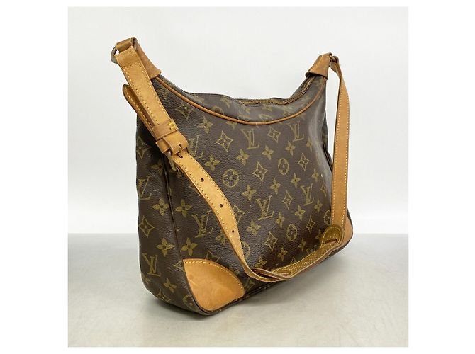 Borsa a tracolla Louis Vuitton Monogram Boulogne 30 Marrone - vista 2