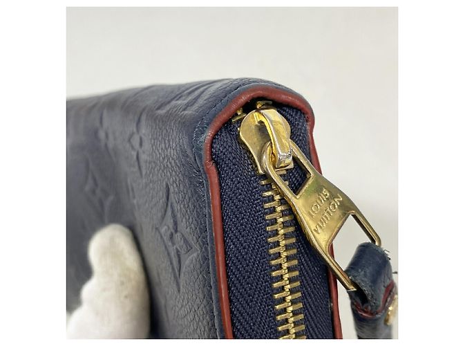 Louis Vuitton Monogram Empreinte Zippy Wallet Rot - Ansicht 7