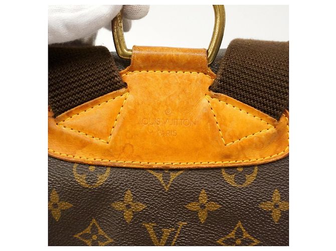 Zaino Louis Vuitton Monogram Montsouris GM Marrone - vista 12