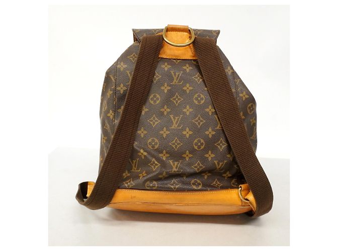 Zaino Louis Vuitton Monogram Montsouris GM Marrone - vista 13