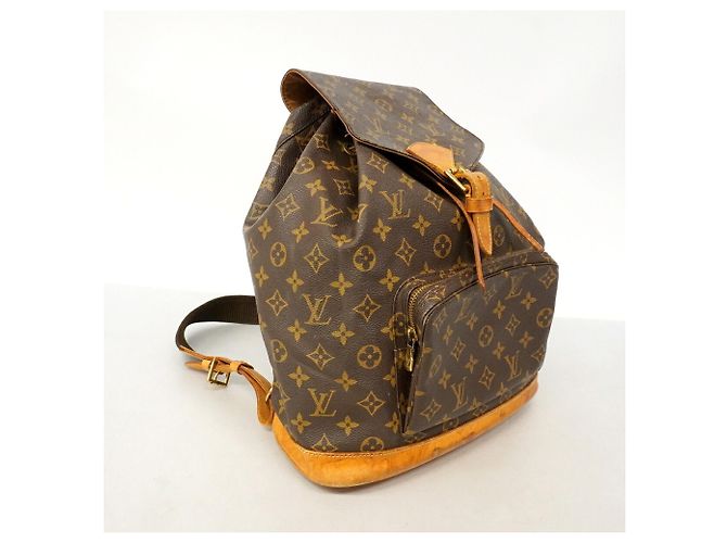 Zaino Louis Vuitton Monogram Montsouris GM Marrone - vista 2