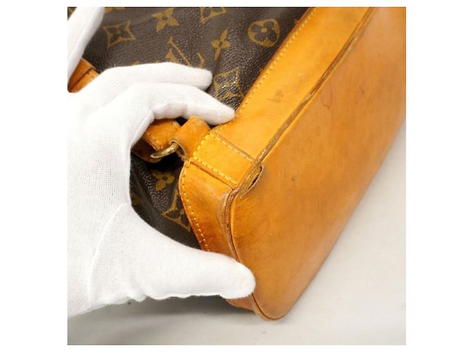 Zaino Louis Vuitton Monogram Montsouris GM Marrone - vista 6