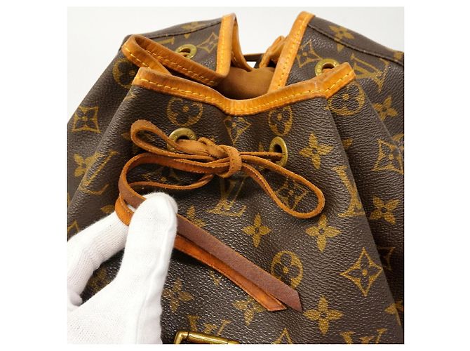 Zaino Louis Vuitton Monogram Montsouris GM Marrone - vista 9