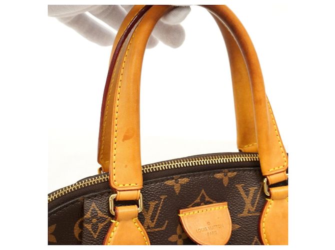 Borsa Louis Vuitton Monogram Rivoli PM Marrone - vista 8