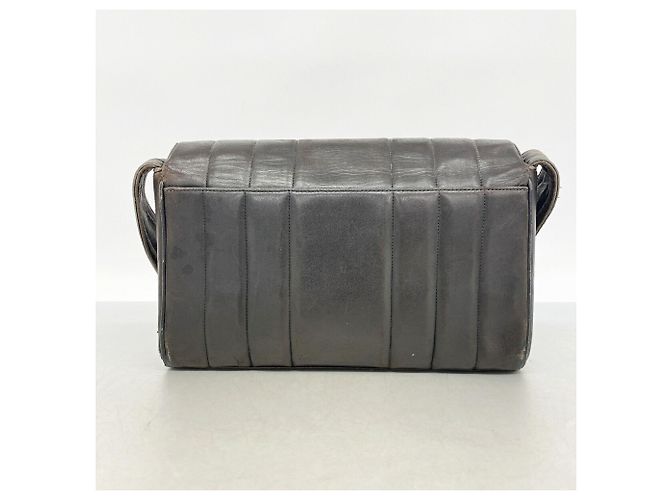 Bolso de hombro Chanel de piel de cordero negra Negro - vista 12