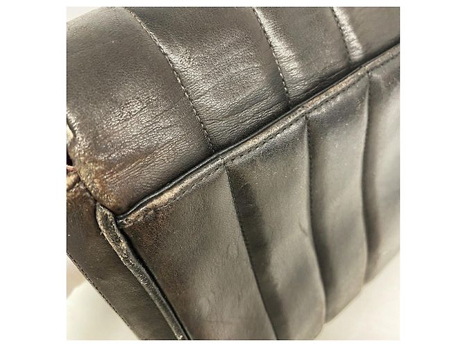 Bolso de hombro Chanel de piel de cordero negra Negro - vista 9