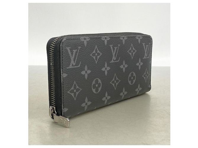 Louis Vuitton Monogram Eclipse Zippy Long Wallet Black - view 2