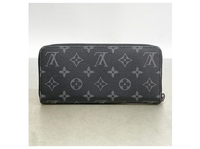 Louis Vuitton Monogram Eclipse Zippy Long Wallet Black - view 6