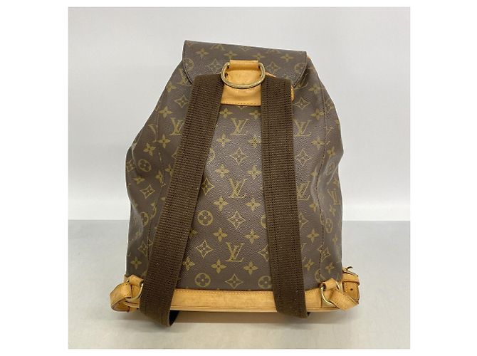 Zaino Louis Vuitton Monogram Montsouris GM Marrone - vista 12
