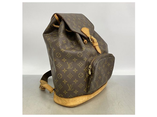 Zaino Louis Vuitton Monogram Montsouris GM Marrone - vista 2