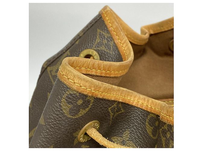Zaino Louis Vuitton Monogram Montsouris GM Marrone - vista 7