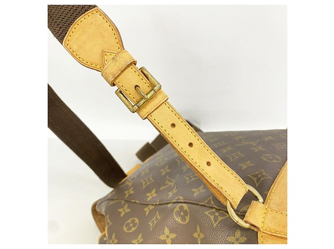 Zaino Louis Vuitton Monogram Montsouris GM Marrone - vista 9