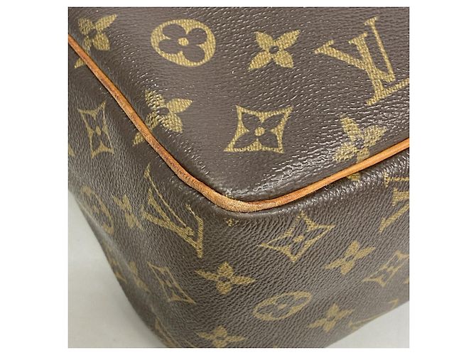 Borsa a tracolla Louis Vuitton Monogram Cite GM Marrone - vista 7