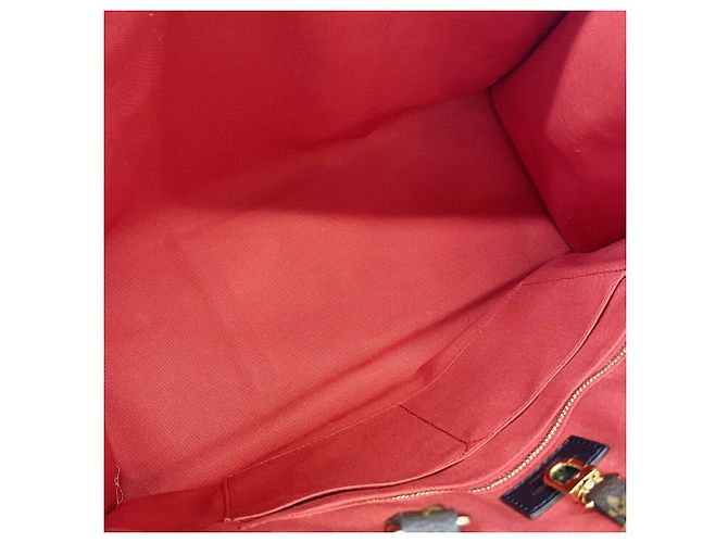 Borsa Tote Louis Vuitton Monogram Reverse OnTheGo GM Marrone - vista 4