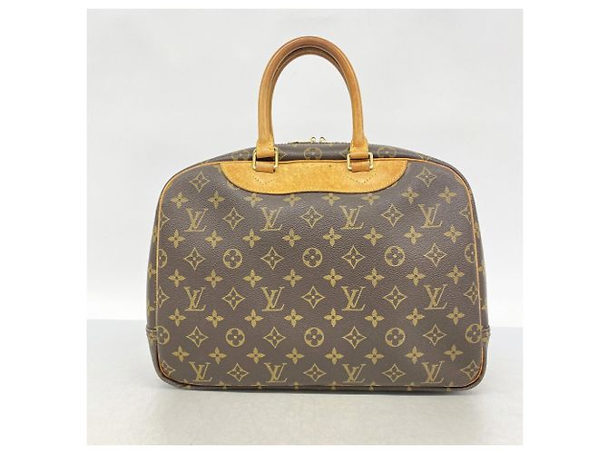 Borsa Louis Vuitton Monogram Deauville Marrone - vista 10