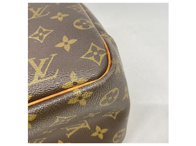 Borsa Louis Vuitton Monogram Deauville Marrone - vista 8