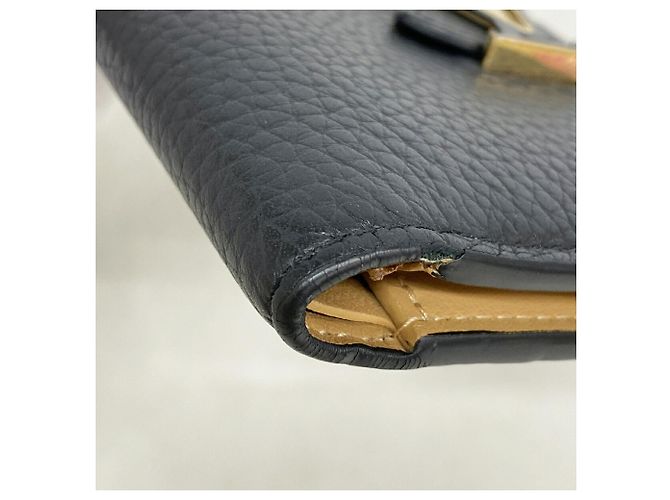 Louis Vuitton LV Vertical Wallet Compact M81561 Noir Nero - vista 5