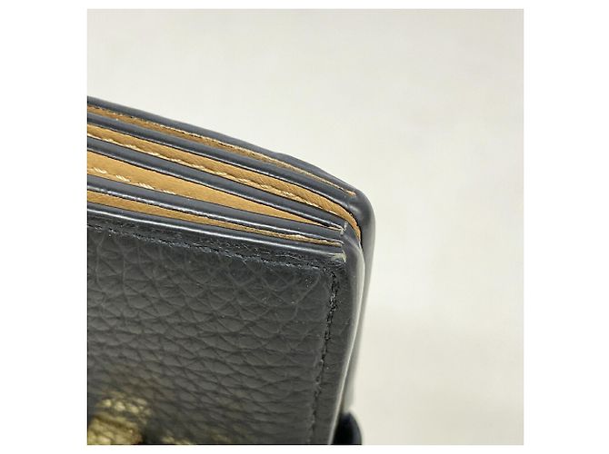 Louis Vuitton LV Vertical Wallet Compact M81561 Noir Nero - vista 6
