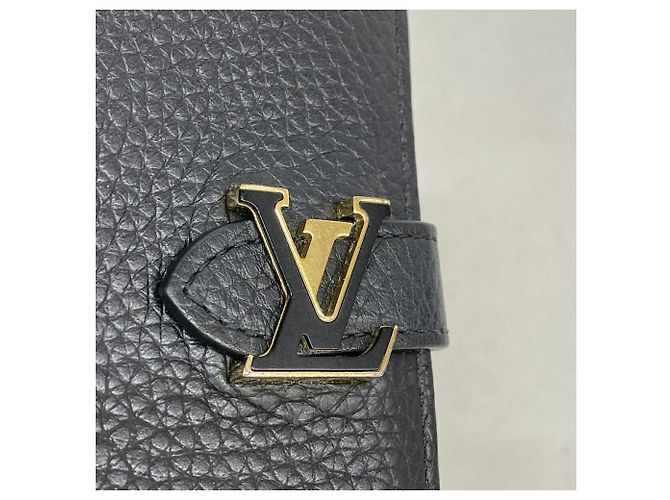 Louis Vuitton LV Vertical Wallet Compact M81561 Noir Nero - vista 7