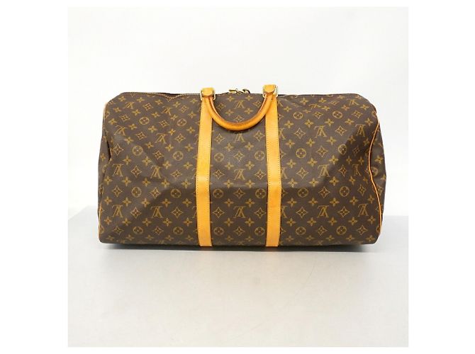 Louis Vuitton Boston Monogram Keepall 55 Marrone - vista 12