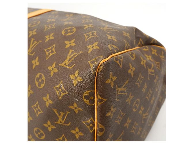 Louis Vuitton Boston Monogram Keepall 55 Marrone - vista 8