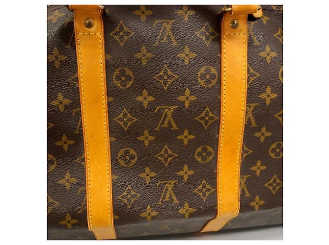 Louis Vuitton Boston Monogram Keepall 55 Marrone - vista 9