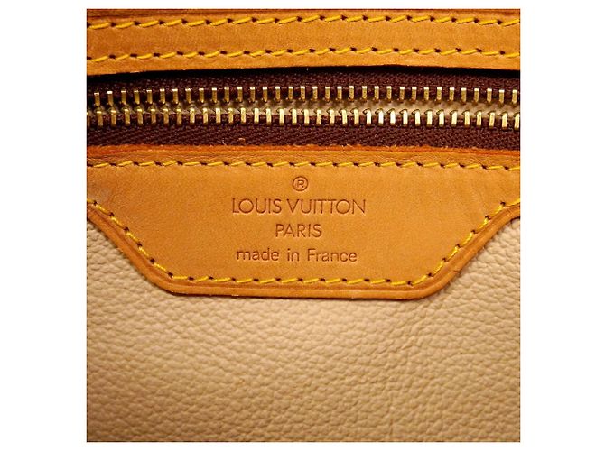 Borsa Tote Louis Vuitton Monogram Petite Bucket Marrone - vista 5