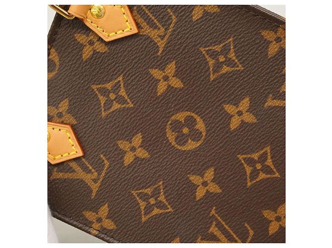 Louis Vuitton Monogram Petite Sac Plat Handtasche Braun - Ansicht 8