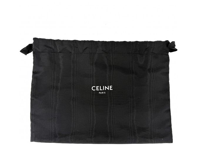 Céline Borsa a tracolla Celine Taboo Triomphe Marrone Bianco - vista 8