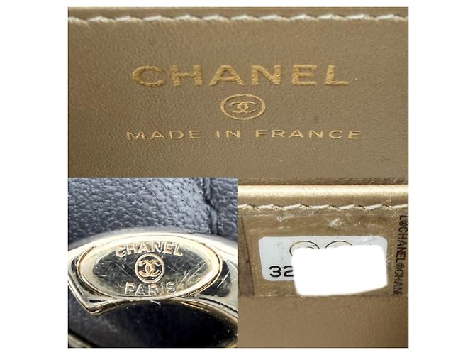 Borsa a Tracolla Mini Chanel Nero Bianco - vista 5
