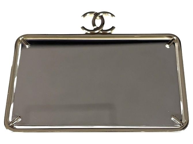 Borsa a Tracolla Mini Chanel Nero Bianco - vista 7