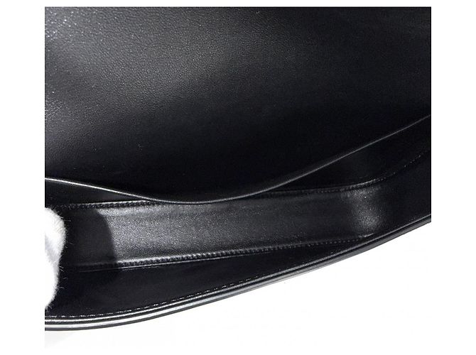 Céline Celine Triomphe Claude Mini Schultertasche Schwarz Weiß - Ansicht 4
