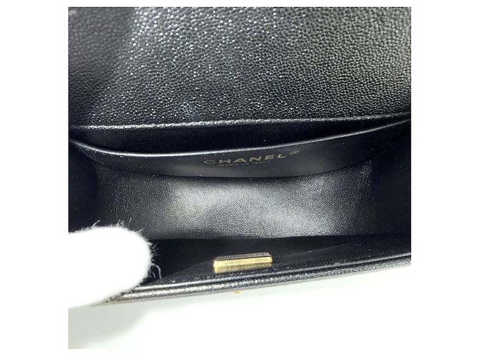 Boy Chanel Women's Matelassé Half Moon Shoulder Bag Black White - view 4