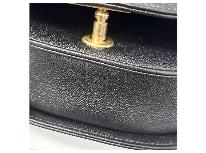 Boy Chanel Women's Matelassé Half Moon Shoulder Bag Black White - view 8
