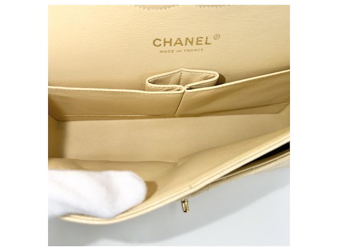 Borsa a tracolla Chanel Matelassé 25 Beige D'oro - vista 5