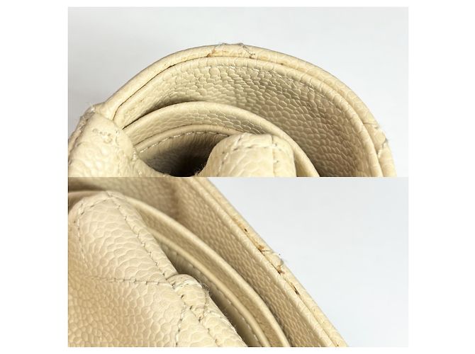 Borsa a tracolla Chanel Matelassé 25 Beige D'oro - vista 9