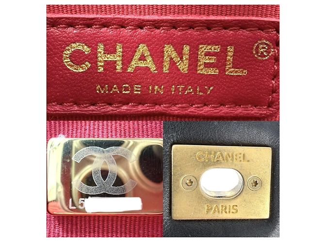 Borsa Matelassé da donna Chanel Nero Bianco - vista 5