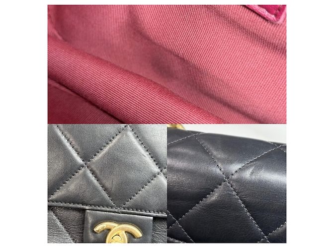 Borsa Matelassé da donna Chanel Nero Bianco - vista 9