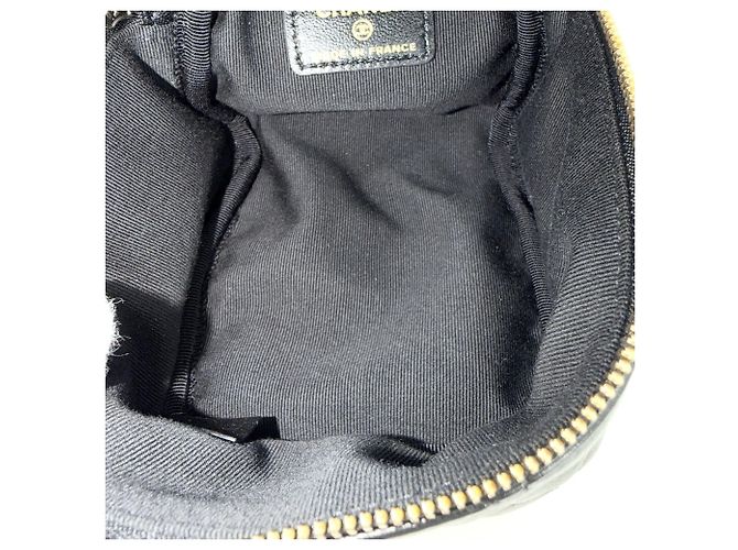 Mini borsa Chanel Matelassé Nero Bianco - vista 4