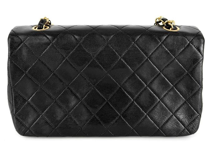 Borsa a tracolla Chanel Matelassé 23 Nero Bianco - vista 2