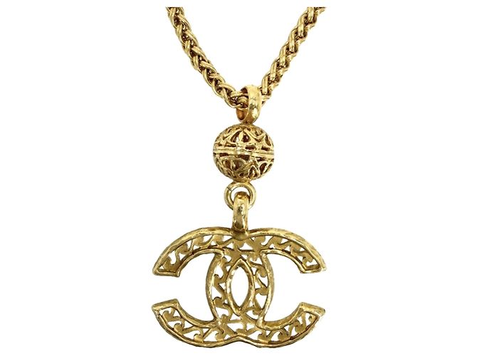 Collana lunga Chanel Coco Mark da donna D'oro - vista 2