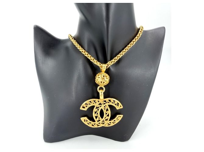 Collana lunga Chanel Coco Mark da donna D'oro - vista 3