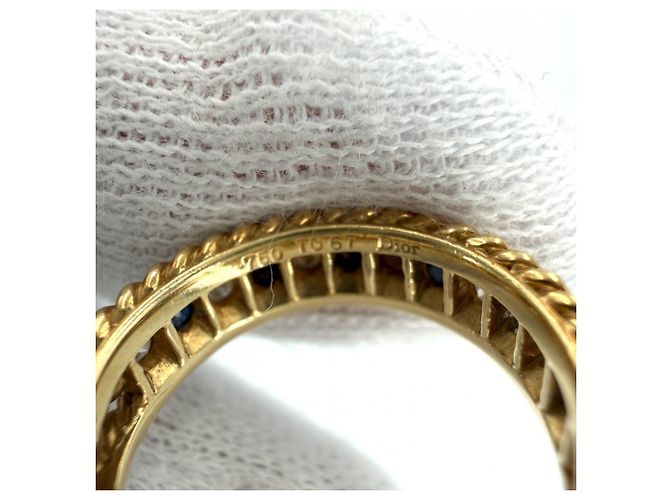 Anello Twist da donna Christian Dior Bianco Giallo - vista 4
