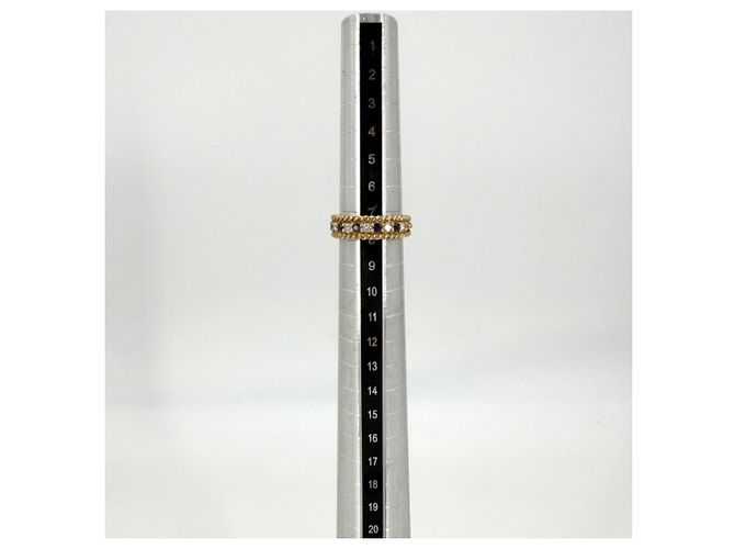 Anello Twist da donna Christian Dior Bianco Giallo - vista 5