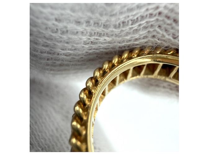 Anello Twist da donna Christian Dior Bianco Giallo - vista 6